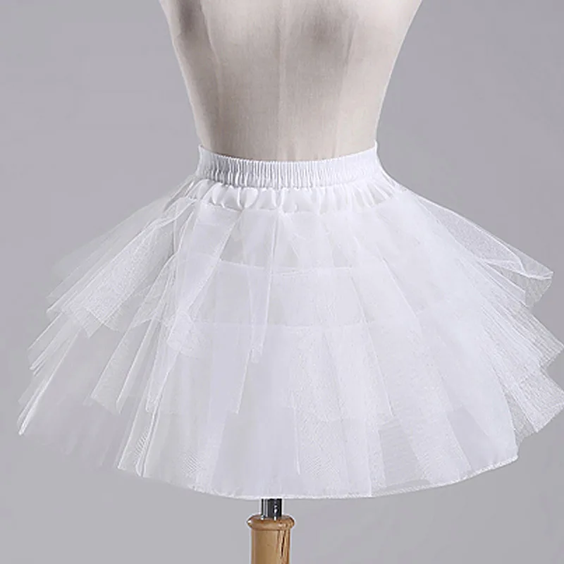 Детский 4 х слойный Белый подъюбник для девочек #6|petticoat white|petticoat petticoatpetticoat girl |