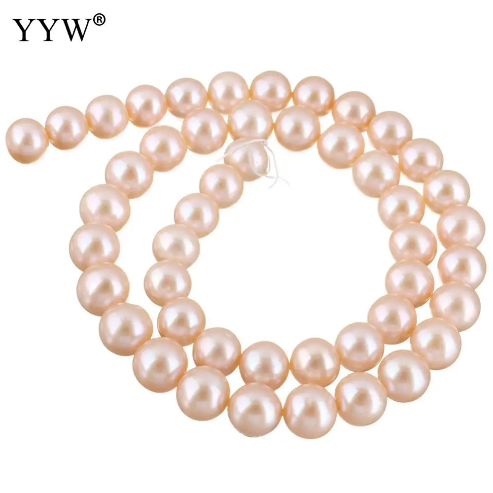 

9-10mm Pink Cultured Potato Freshwater Pearl Stone Beads Strand 15.8" For DIY Necklace Bracelets Jewelry Making