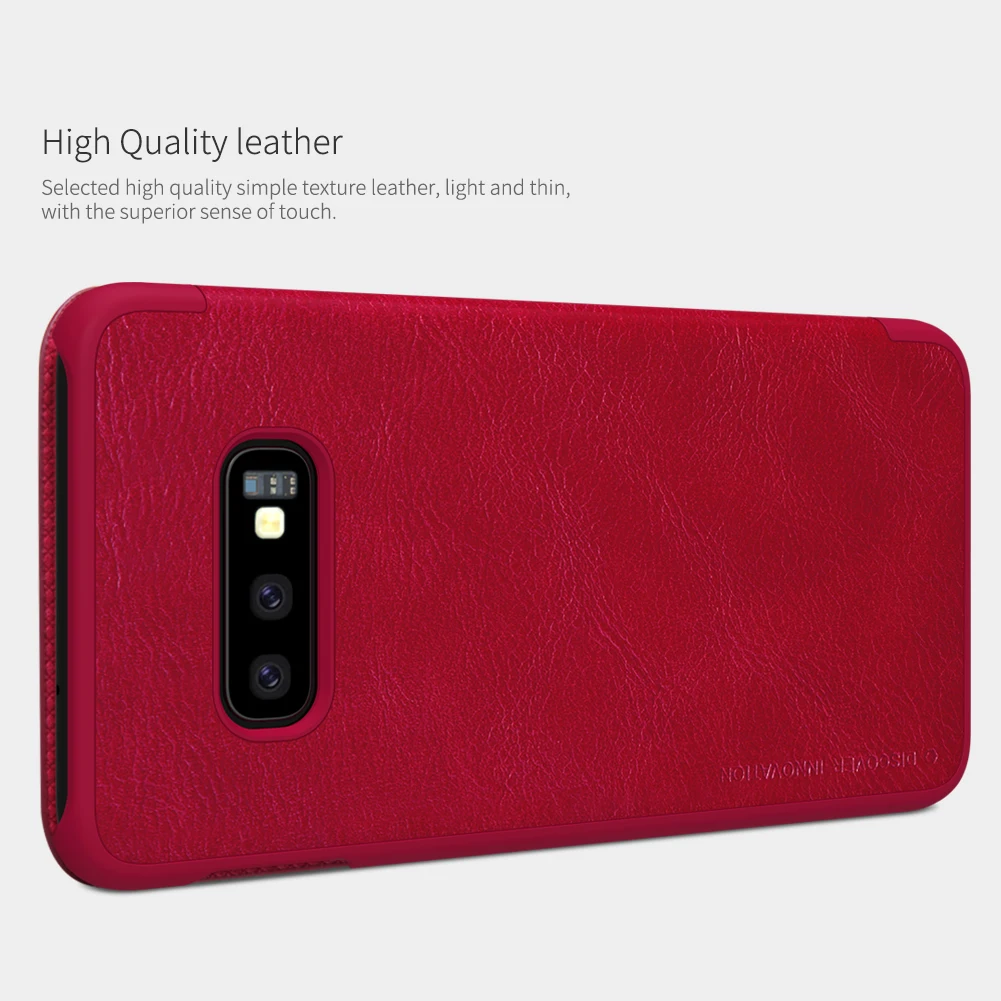 Чехол Nillkin для samsung Galaxy S10E S10 E Qin из искусственной кожи, откидная крышка для samsung S10E, чехол