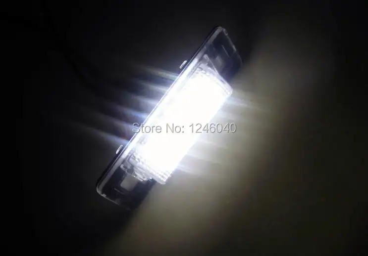 Canbus 18SMD светодиод номерной знак свет номерной знак лампа для benz W202 W210 Седан Facelift 1997-2000 чистый белый высокая яркость