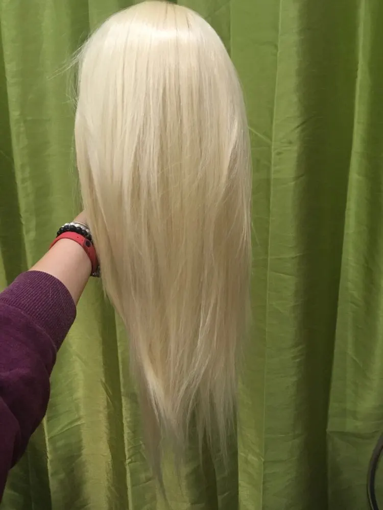 

CAMMITEVER White Hair Mannequin Head With Gifts Hairdresser Mannequin Head Hair Hairdressing Mannequins Salon Training Clamp