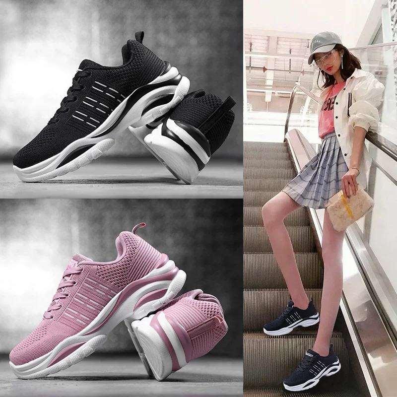 FANPAO/Лидер продаж Уличная обувь для бега женщин и девочек дышащая прогулочная