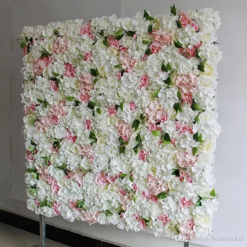Свадебный 3D цветок стены цветок бегун Свадьба Искусственный шелк Роза Пион свадебное оформление украшение смешанный цвет