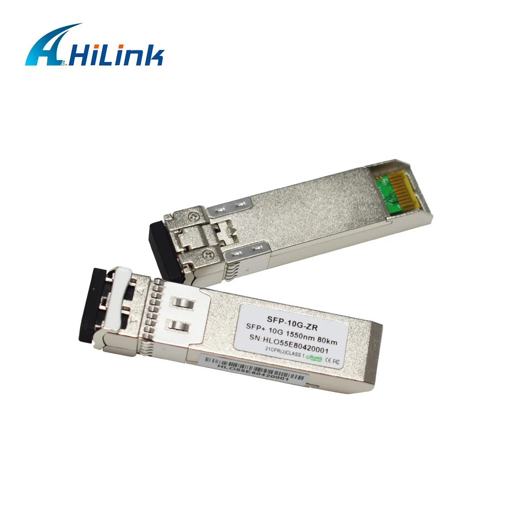 2 шт. совместим со светодиодной подсветкой хорошее качество 10G 1550 нм 80 км LC ER SFP + ddm
