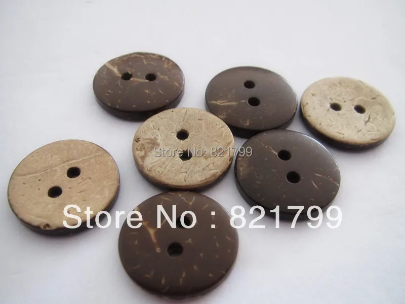 

20L wood button 12.7mm 2 holes good high coconut button factory button