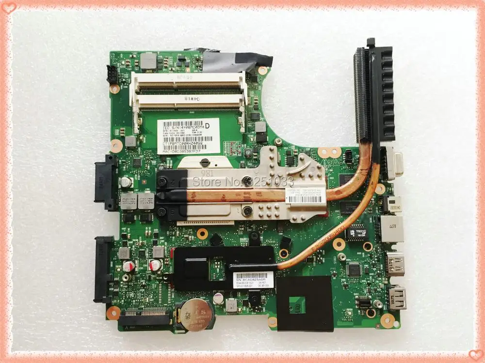 611802-001 для Compaq 326 ноутбук для hp COMPAQ 325 425 625 Материнская плата ноутбука протестированная Рабочая DDR3