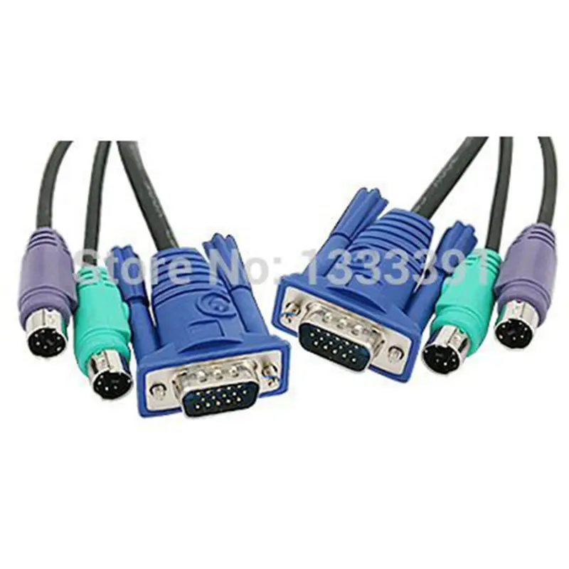 PS/2 &amp VGA M/M KVM Switch Computer Cable Set 1.5M 5FT | Компьютеры и офис