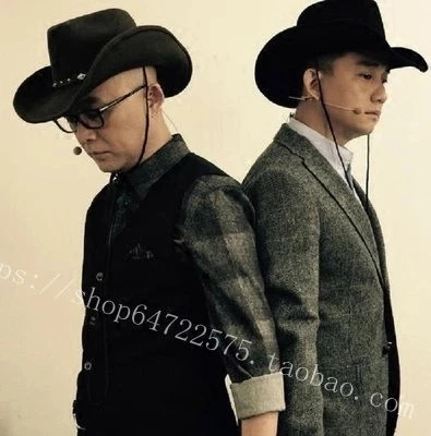 Новая Винтажная шерстяная ковбойская шляпа в западном стиле для женщин и мужчин