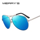 Солнцезащитные очки-авиаторы с поляризацией, для мужчин и женщин, для вождения, с 100% защитой от ультрафиолета, MERRYS, S8008