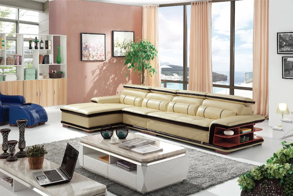 sala canape l shape sofa cama