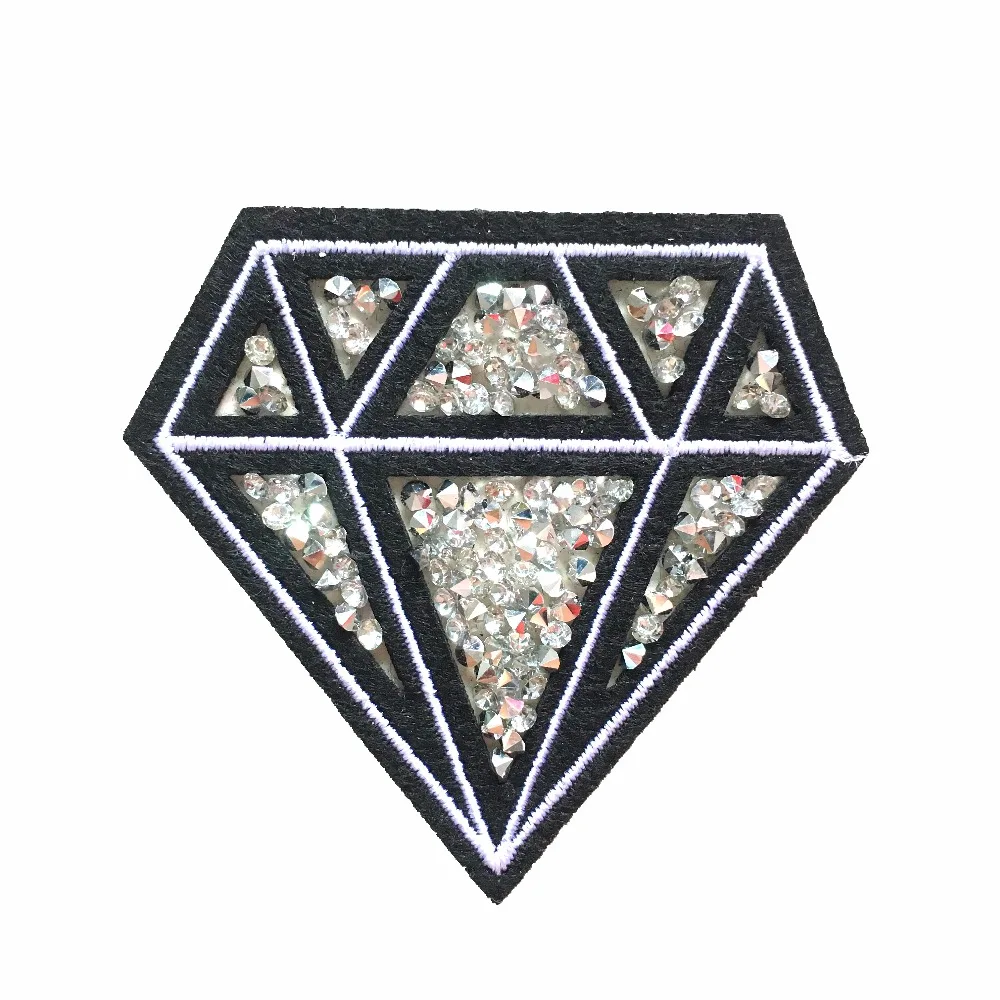 Гладить на нашивки Стразы Diamond патчи для одежды термо плавкая клейкая Вышивка