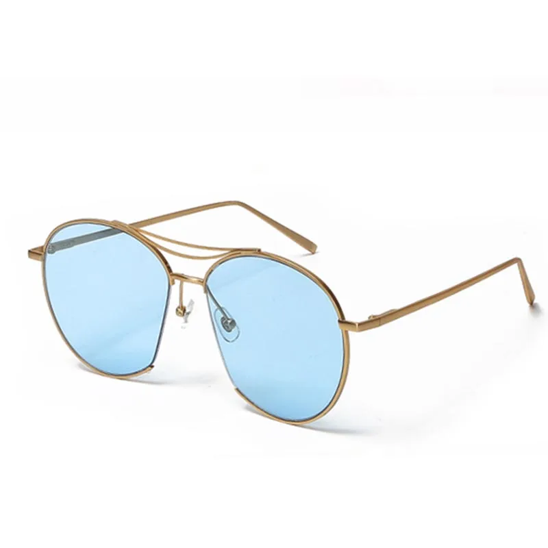 Женские и мужские солнцезащитные очки с зеркальными прозрачными линзами в