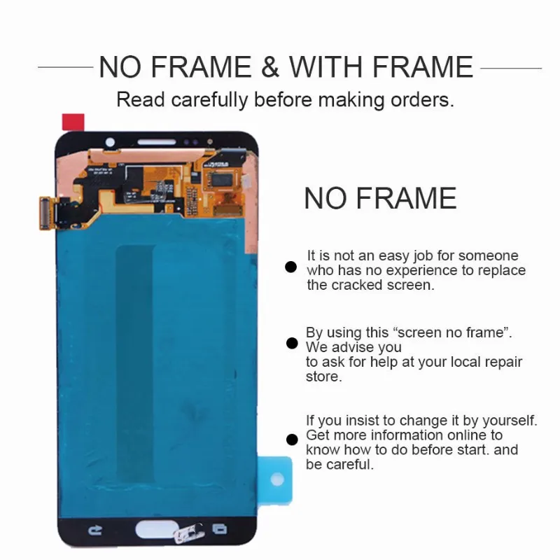 5.7'' SUPER AMOLED Display for SAMSUNG Note 5 LCD N920F SM-N920F Touch Screen Digitizer Assembly with Frame Service Pack | Мобильные