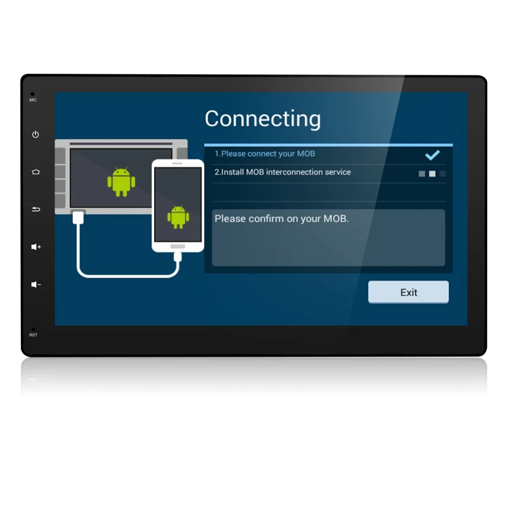 Автомобильный DVD плеер Android 7 1 1024*600 четырехъядерный 2G 10 дюйма 2 din GPS Bluetooth стерео
