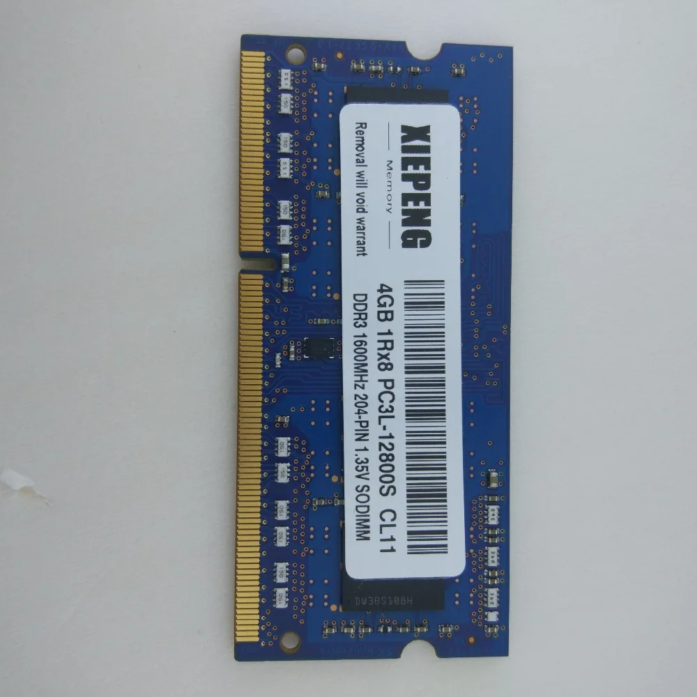 Оперативная память 2Rx8 для ноутбука DELL Latitude 3540 3550 3560 3570 6430u E5250 E5520 E5530 4 Гб DDR3L 1600