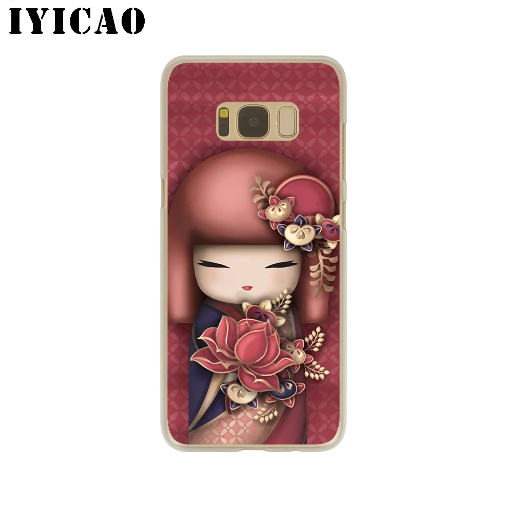 Kawaii Japanese Kokeshi Doll жесткий чехол для Samsung Galaxy S10e S10 S9 S8 Plus S6 S7 Edge Note 9 8 10 | Мобильные