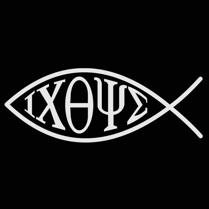 Автомобильная наклейка IXOYE в виде рыбы стильная Наклейка на окно стильные
