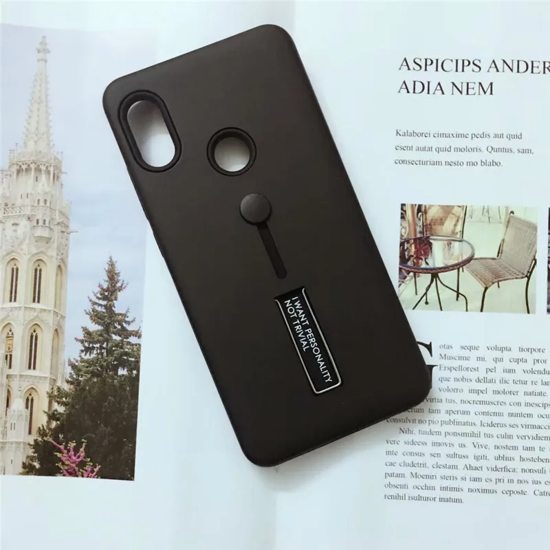 Чехол для XIAOMI MI 8 с подставкой гибридная броня Прочный чехол 6X/A2 присоска кольцо