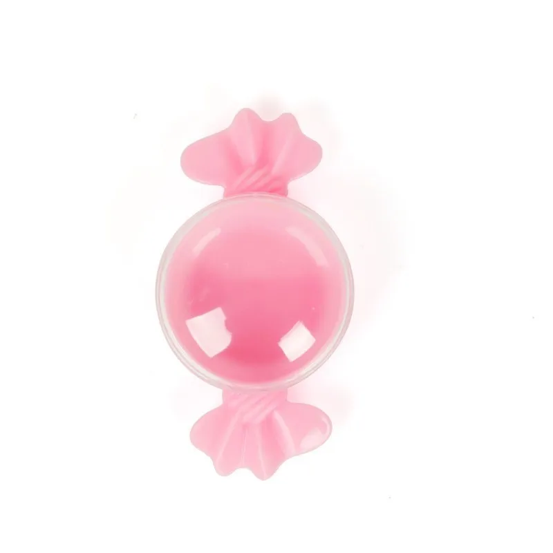 Pink 12 шт./лот пластиковые конфеты форма коробка для конфет прозрачный круглый шоколадный подарок упаковочные коробки день рождения, детский душ Свадебные украшения - Color: Pink