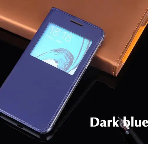 Флип-чехол для Samsung J1 J5 J500 J7 J700 чехол с окошком Galaxy 2016 J510 Φ J710 кожаные чехлы
