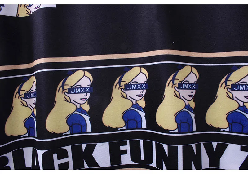 Женские топы в американском стиле летняя футболка с принтом персонажа женские