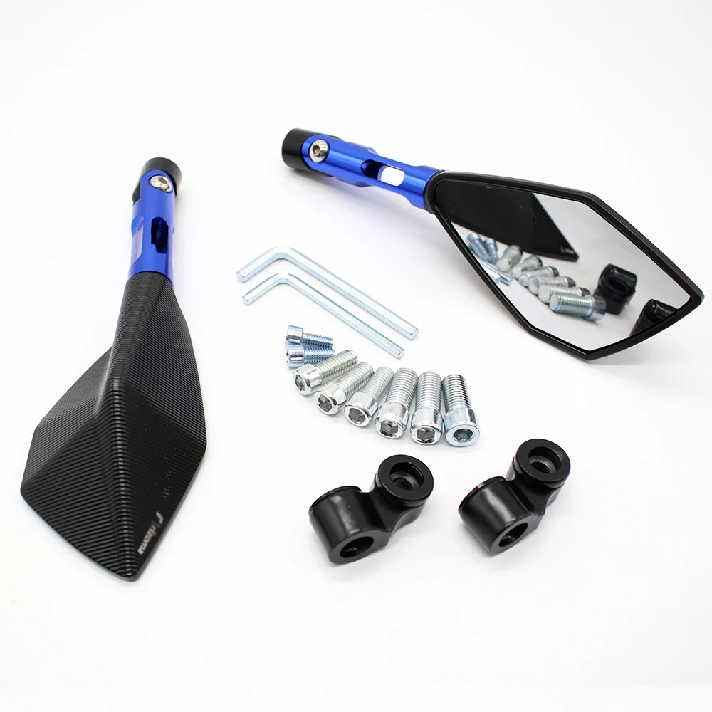 Новый CNC мотоцикл короткий стержень зеркало заднего вида для YAMAHA ys 150 tmax 530 tdm 850 fz6n