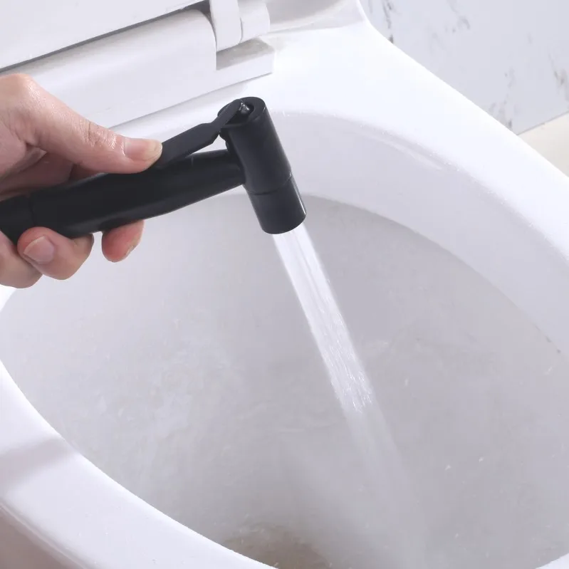 KENISHI матовый черный Badkamer биде Kraan настенный поворотный плохой Uitloop Швабра Wasmachine