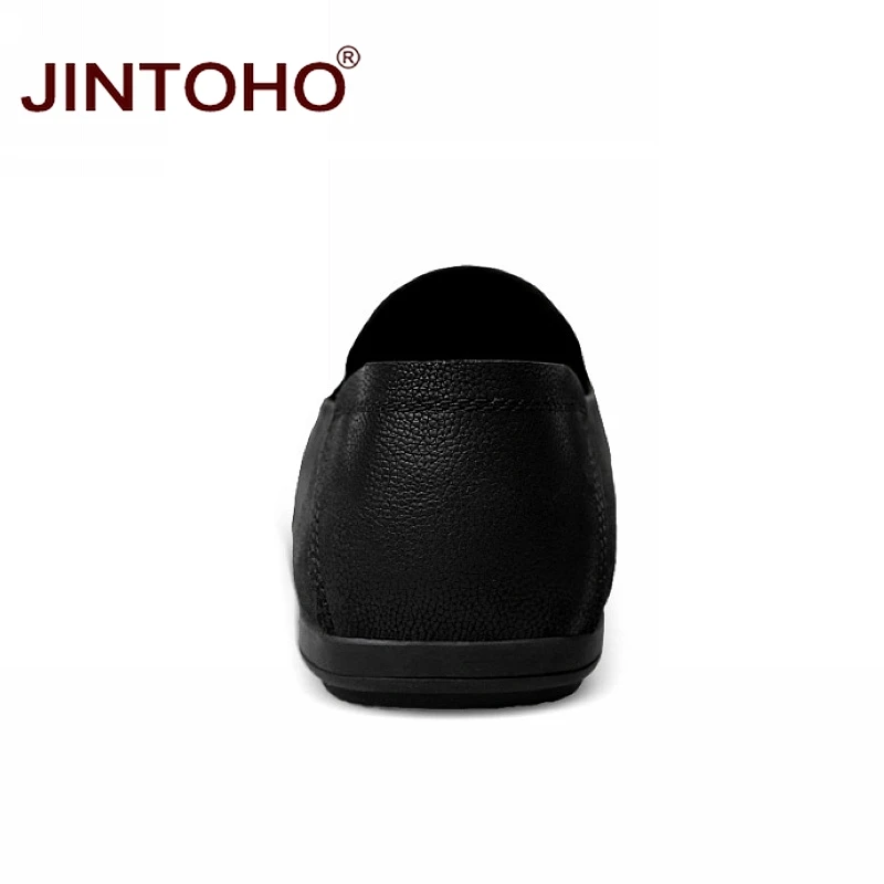 JINTOHO Мужская обувь из натуральной кожи модная повседневная Брендовая мужские