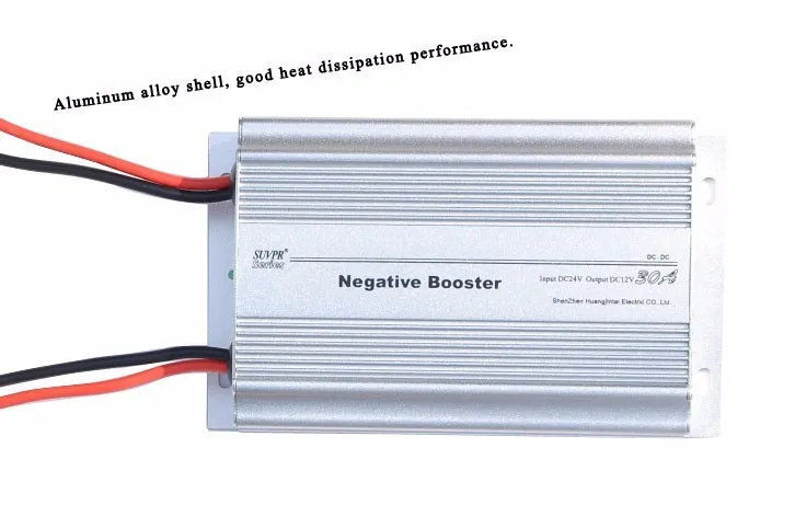 SUVPR автомобильный 30a DC24V к DC12V отрицательный усилитель понижающий трансформатор