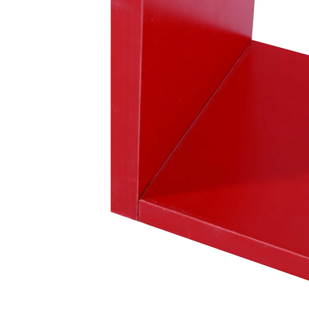 3 цвета Модная креативная плавающая настенная подвесная полка органайзер