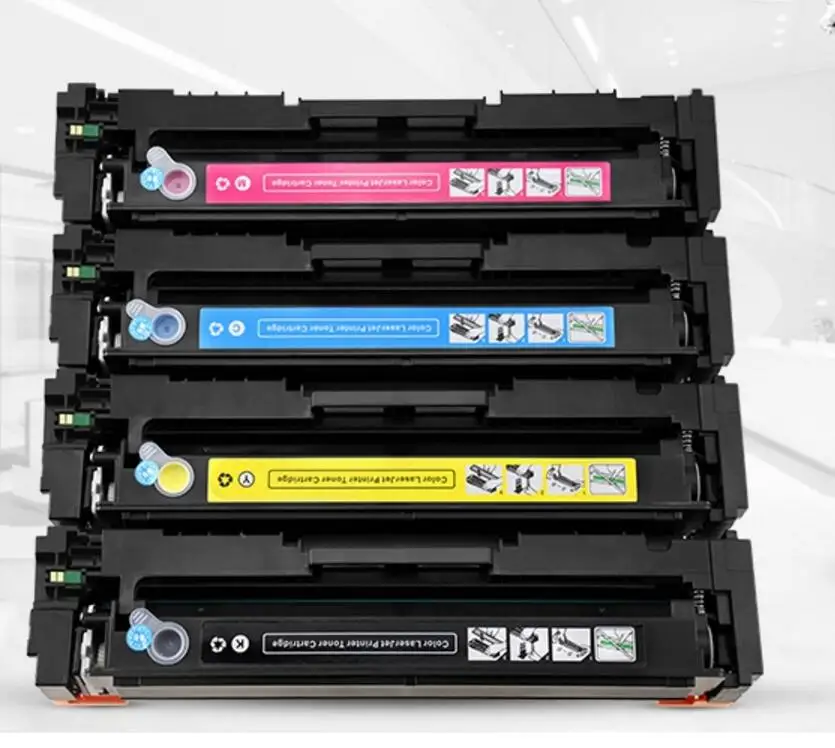 4 шт. картридж с тонером для принтера hp M281fdw M254dw/dn/nw M280nw M|Картриджи тонером| |