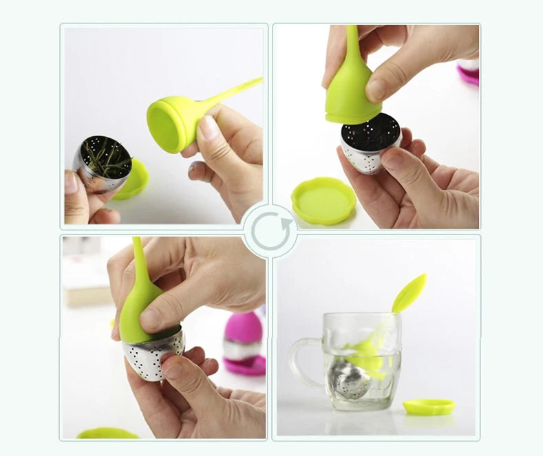 Инструмент для заварки чая в форме листьев интересные кухонные инструменты