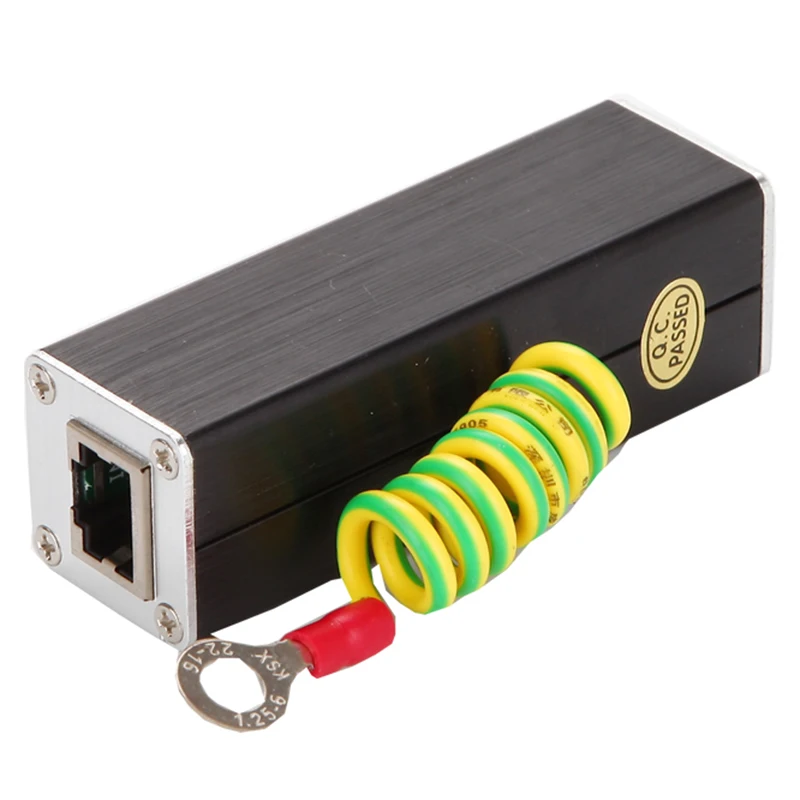 Сетевой стабилизатор напряжения RJ45 LAN и IP камеры защитное устройство молниеотвод