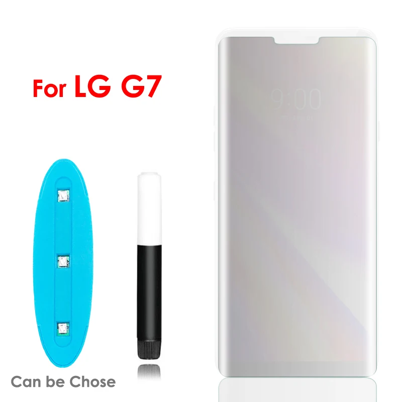 for LG G7 Новинка нано жидкое стекло для LG V40 ThinQ защитная пленка на весь экран для LG G7 V30 от края до края прозрачная защитная пленка на весь экран - Цвет: for LG G7