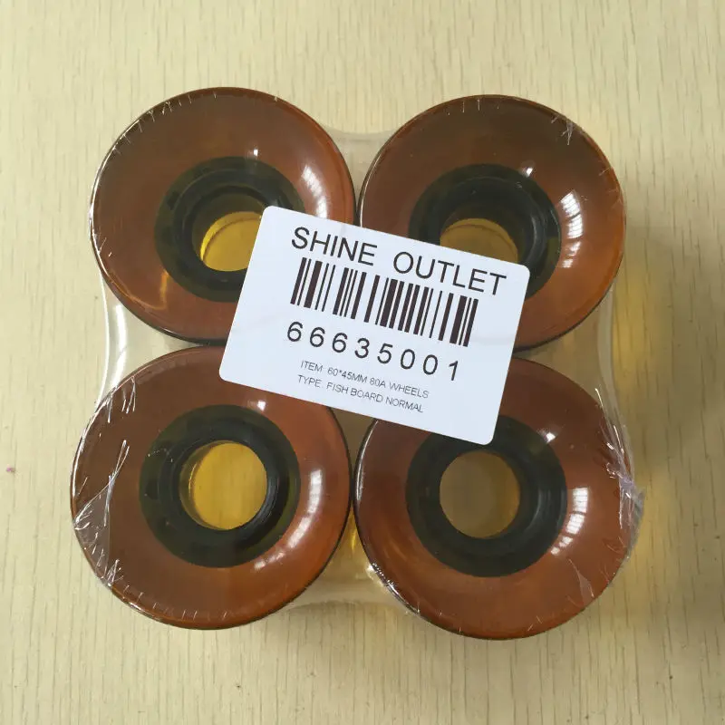 4 шт./компл. 60x45 мм 80A колеса для скейтборда