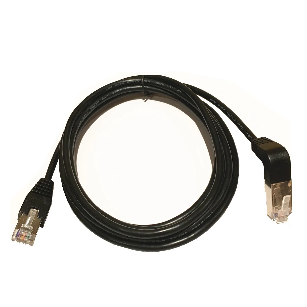 Cat5 RJ45 сетевой кабель под углом вверх 2 м штекер к 90 градусов Cat 5 Ethernet Шнур |