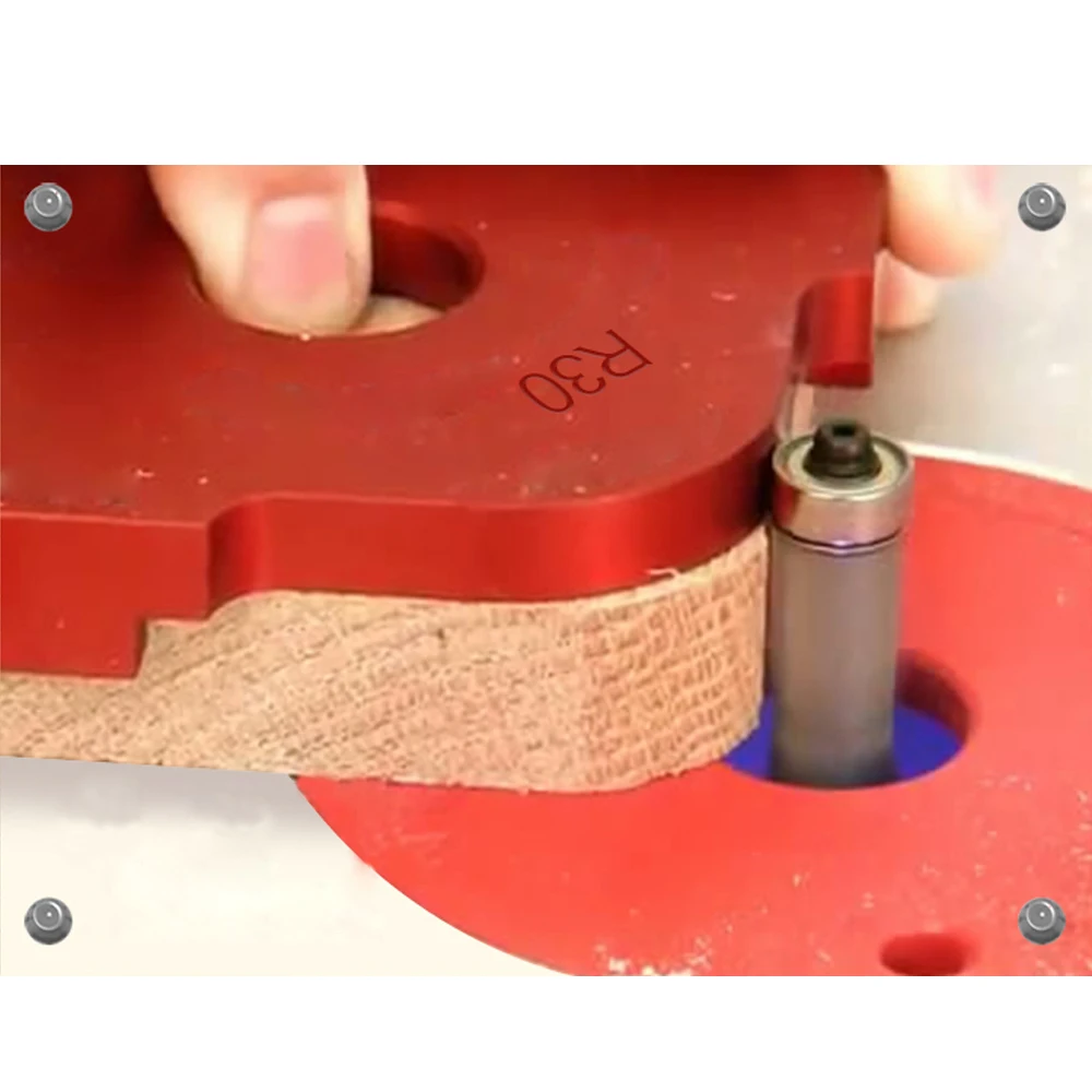 2 шт. полукруглые разноцветные плоские с Угловой радиус Quick джиг шаблон