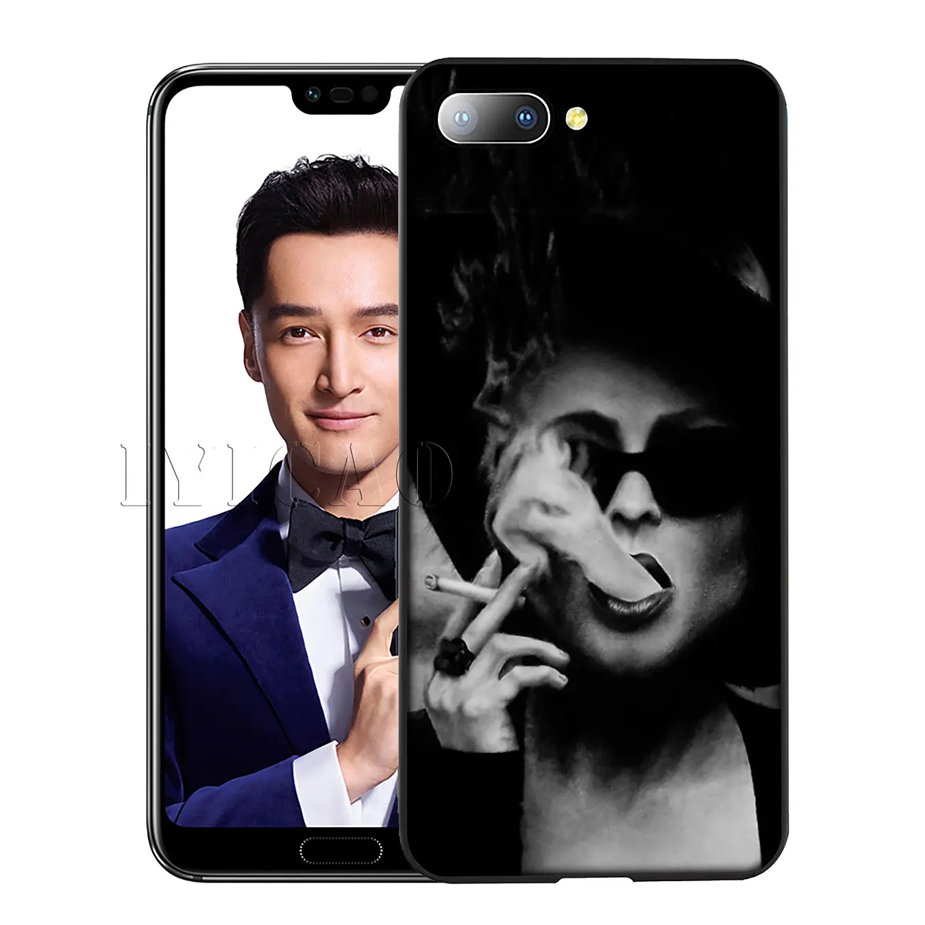 Iyicao курение лев мужские и женские Красочный мягкий чехол для Huawei Y7 Y6 Prime Y9 2018 Honor 8C