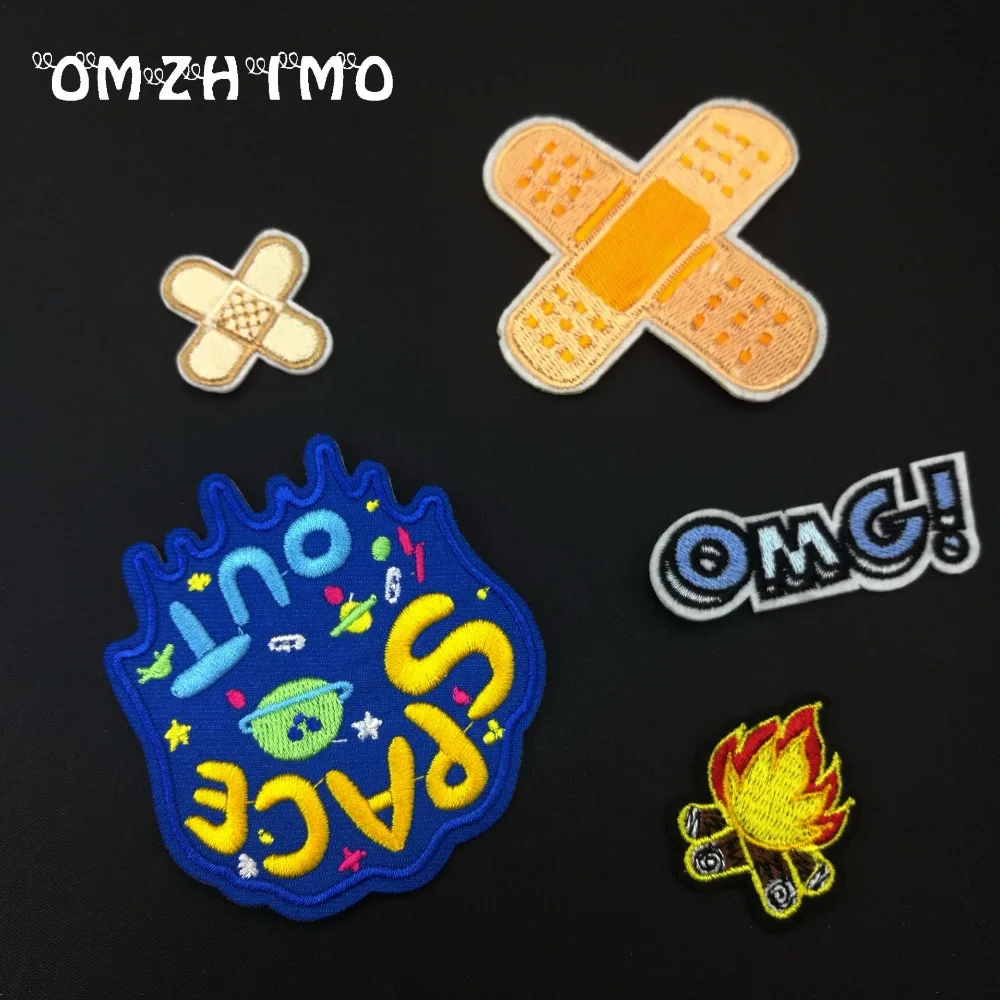 Бандажный патч с вышивкой для одежды наклейки глажки Байкерский швейная