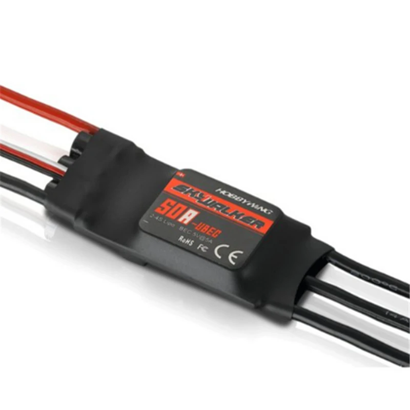 Hobbywing Skywalker 15A 20A 30A 40A 50A 60A 80A UBEC бесщеточный ESC с 5 V/5A BEC для RC самолета