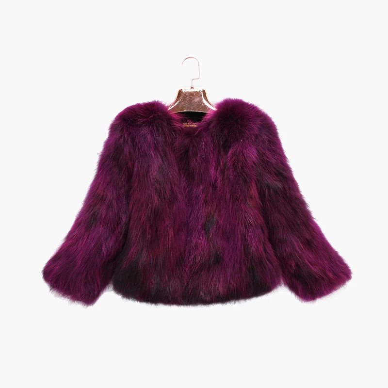 2021 New Arrival Real Raccoon Fur Coat 100% Natural True Fur Coat Women Fashion Fur Coat  Harppihop Fur