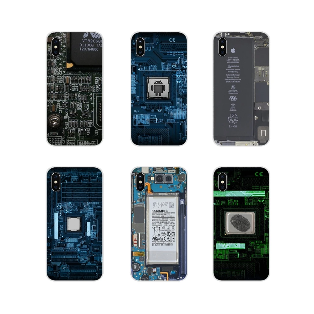 Материнская плата для компьютера мобильный телефон чехлы Samsung Galaxy A5 A6S A7 A8 A9S Star J4 J6