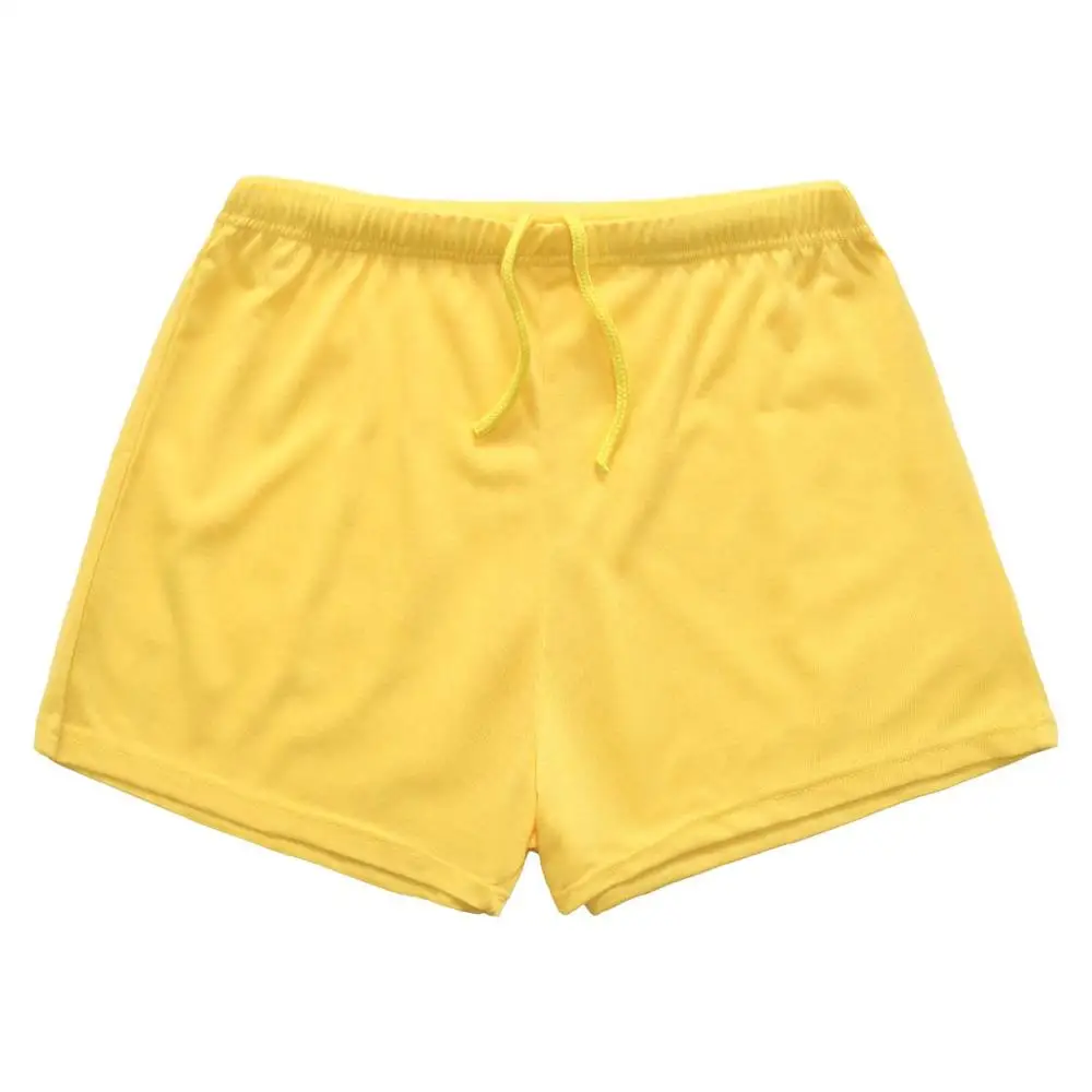 Yellow Мужские быстросохнущие эластичные шорты для бега, спортивные шорты, пляжные шорты, спортивные шорты для бега - Цвет: Yellow