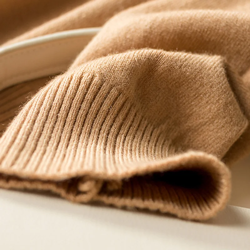 

spring Casual knitting Short Pullovers women white Loose Long sleeve Sweaters black Thin O-Neck Cashmere Sweaters women