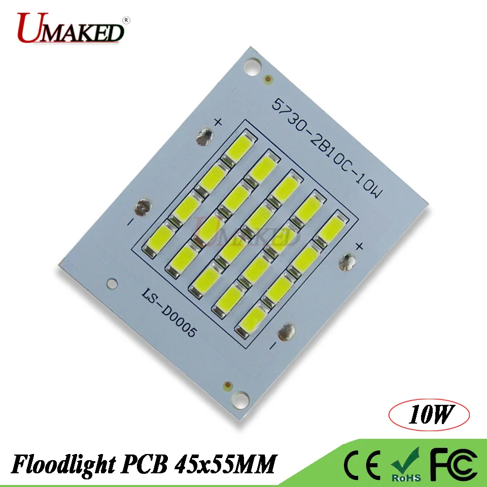 Полный Ватт светодиодный PCB SMD5730 удара светодиодный прожектор светильник пластина 10W 20W 30W 50W 100W 150W 200W Алюминий услышать светильник для раковины источника для точечный светильник лампа