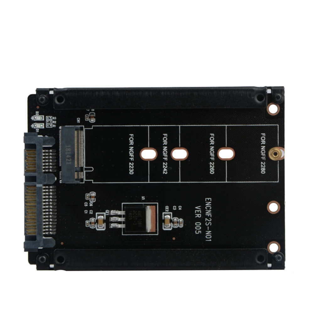 M.2 NGFF SSD для SATA 2 5 ГБ/сек. 6 плата адаптера с адаптером Кабинета M2 адаптер винтами