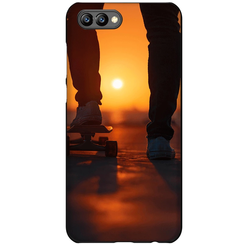 Силиконовый ТПУ чехол для телефона Huawei Honor Y5 Y6 6A 7A 7X 7C 8 8X9 10 Lite Pro Sport skate board |
