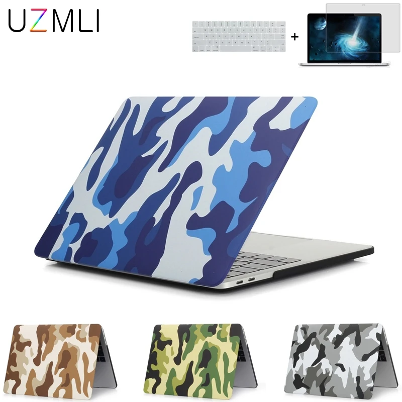 Камуфляжная защита для ноутбука чехол Macbook Air Pro с retina 11 12 13 15 дюймов новый A1706 A1708