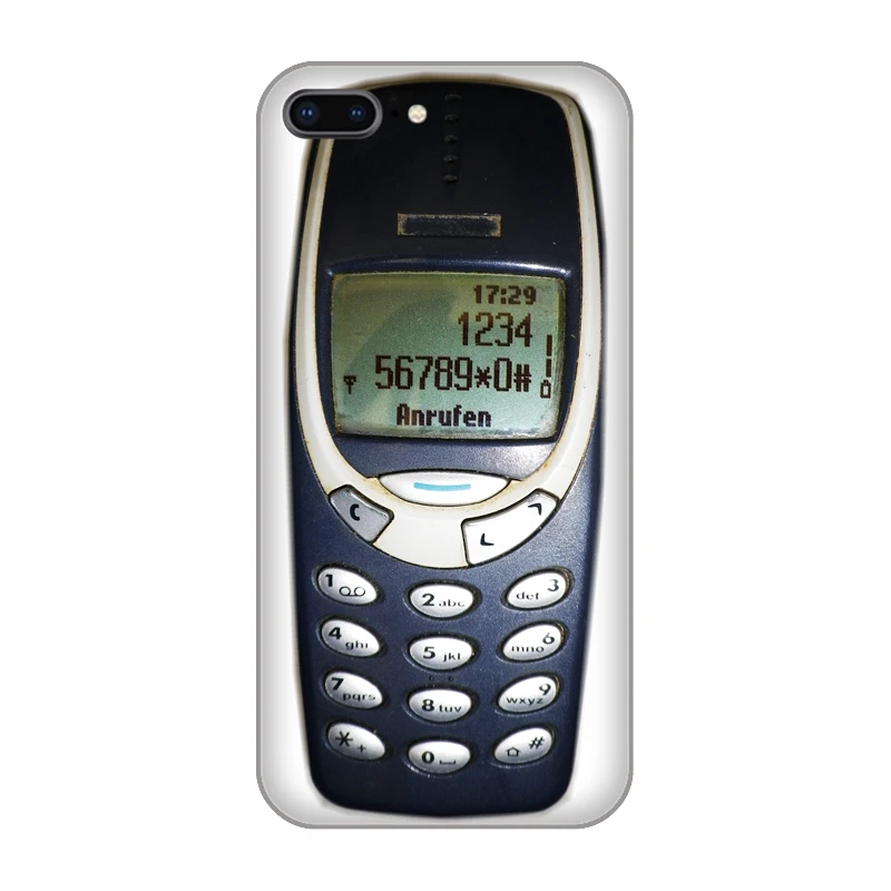 NOKIAs 3310 E71 Keypad phone silicone Soft TPU Phone back Cover Case for iphone 4 5 5s se 6 6s 8 plus 7 Plus X XR XS MAX shell |