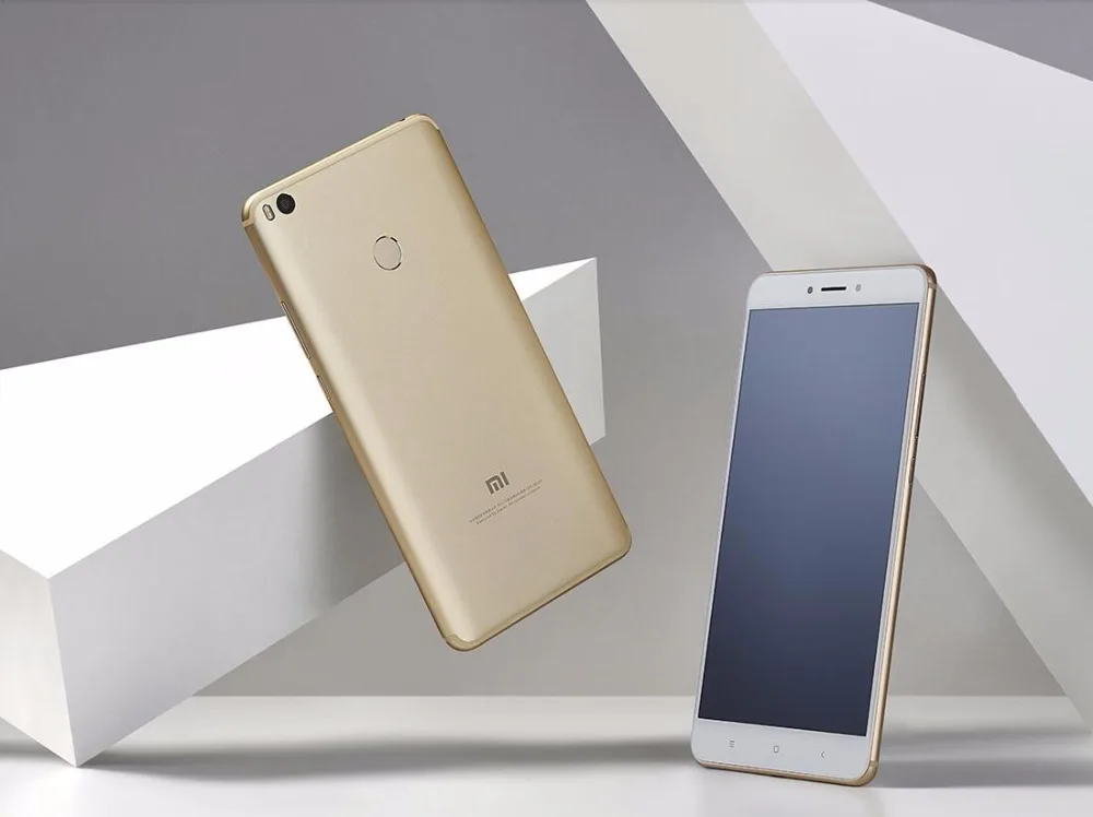 Мобильный телефон Xiaomi Mi Max 2, 4 Гб ОЗУ, 32 ГБ Восьмиядерный процессор Snapdragon 625, отпечаток пальца ID, большой экран 6,44 дюйма, аккумулятор 5300 мАч